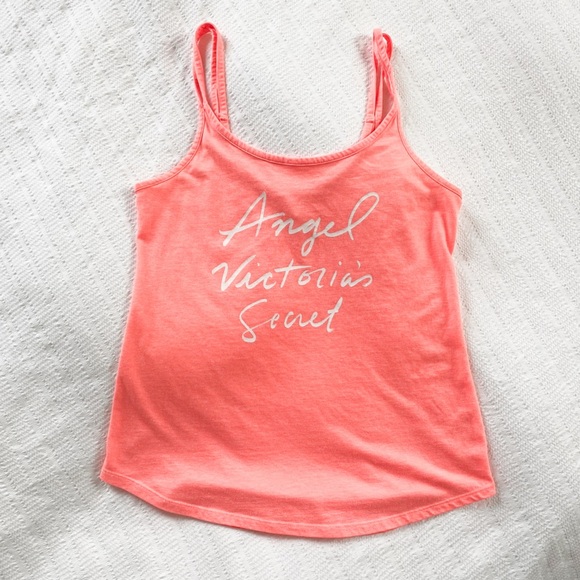 Victoria’s Secret “Angel” Coral Pink Spaghetti Strap Tank – Size XS - Picture 8 of 8